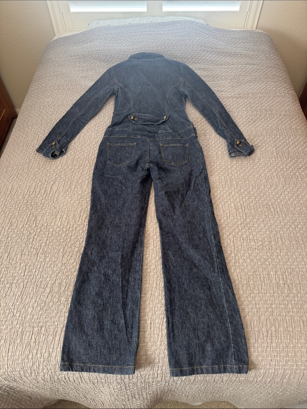 Jennifer Lopez Dark Wash Jean Pantsuit/Jumpsuit - Picture 2 of 5